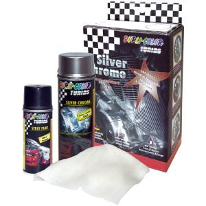 Dupli Color Silver Chrome Paint Set