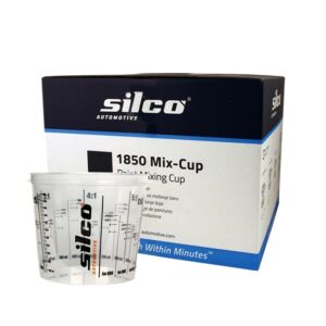 Mengbeker 1400ml bedrukt silco