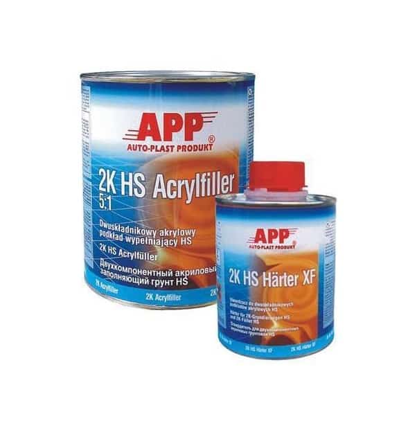 Autolak in blik Primer,Filler Epoxy filler en Blanke lak sets.