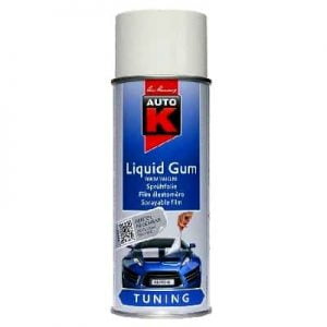 Spuitfolie Liquid Gum Wit spuitbus Auto-K