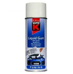 Spuitfolie Liquid Gum Wit spuitbus Auto-K