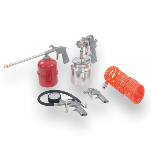 Perslucht Compressor Accessoire Set Silverline
