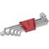 Dubbele Ringsleutel Set Diep Gebogen 5-dlg 8 - 19 mm
