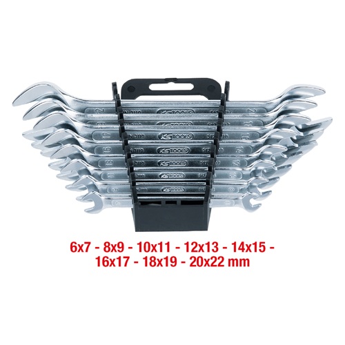 KS Tools Dubbele Steeksleutel Set 8-delig 6x7-20x22mm