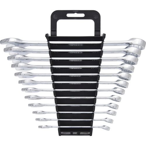 KS Tools Ring Steeksleutel Set gebogen 12-delig 8-19mm